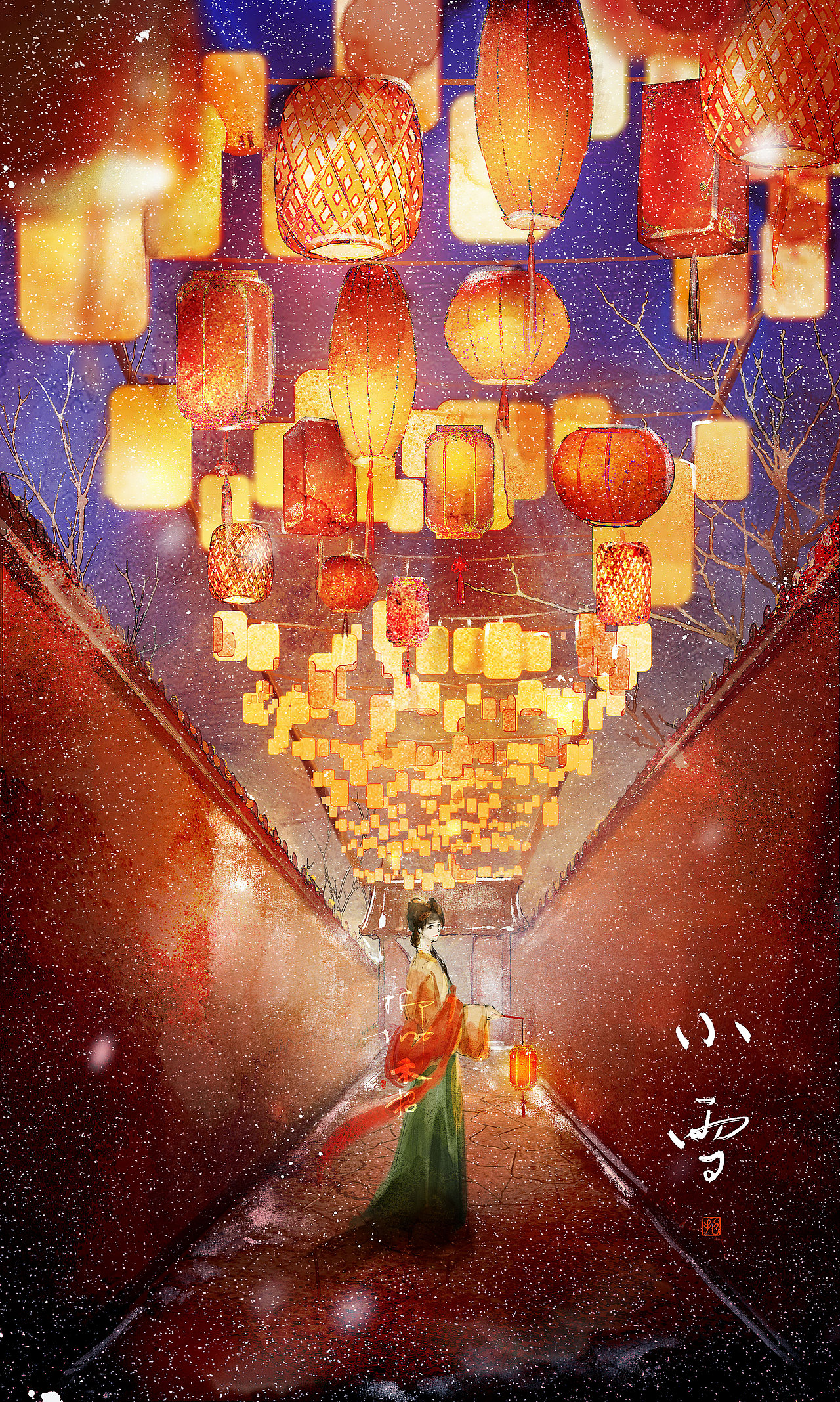 久雨重阳后，清寒小雪前（图ZMzIzMjIxNDQw） - 艺术插画 - 站酷设计师柳相禾招原创素材 - 站酷ZCOOL