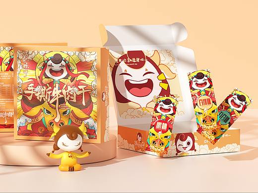 一款牛肉干包装设计/子非乌鸦