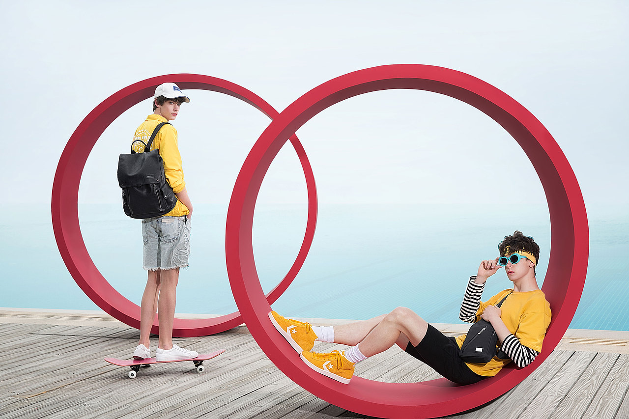 稻草人男包2018年春夏形象片（图ZMTE2MDYwMzk2） - 修图/后期 - 站酷设计师热爱打杂的露仔原创素材 - 站酷ZCOOL