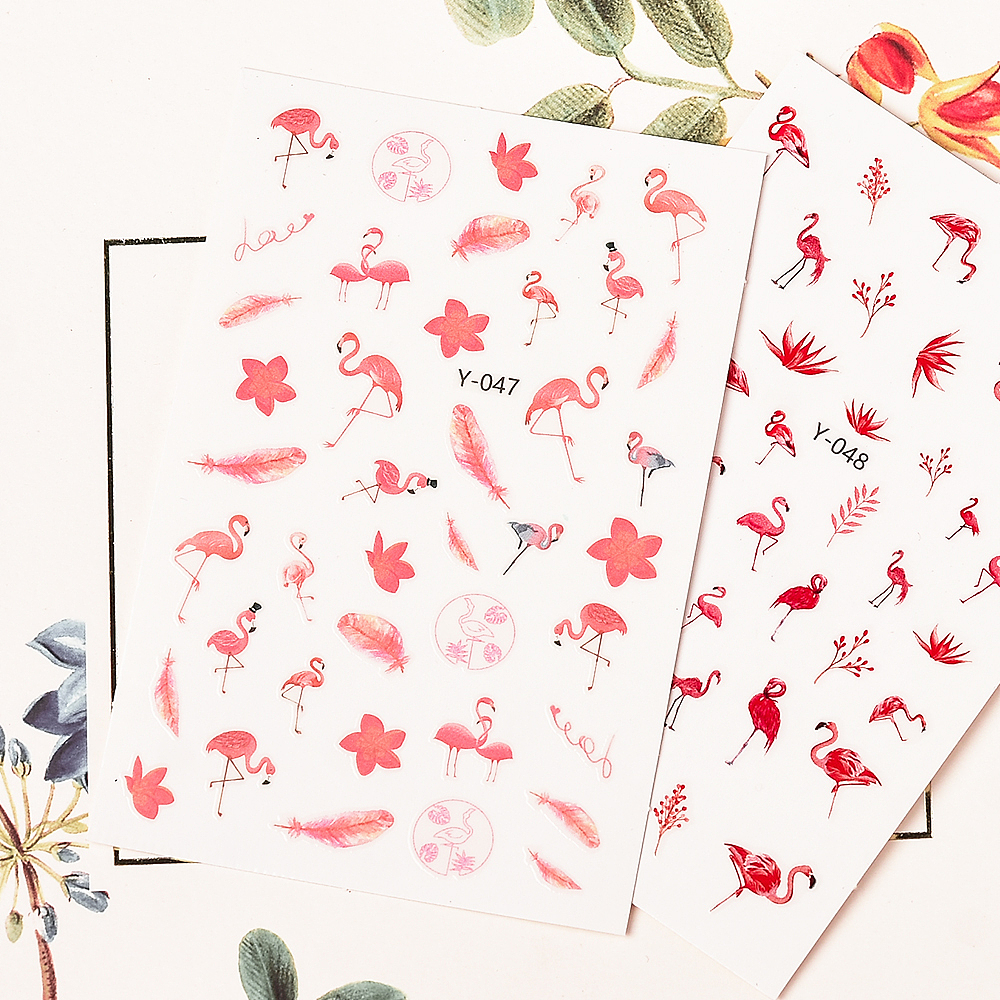 小香风美甲拍摄 火烈鸟北欧简约风拍摄