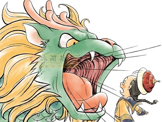 科普读物故宫大怪兽科普插画绘本
