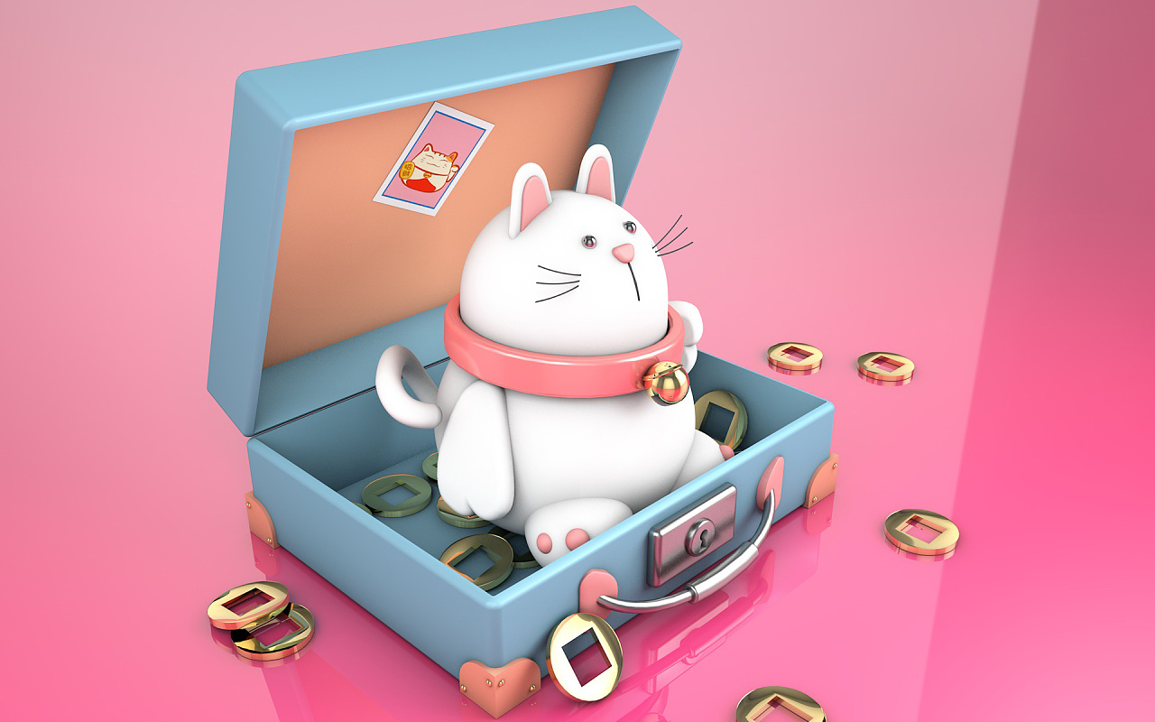 做了大半天完成的 c4d太好玩了