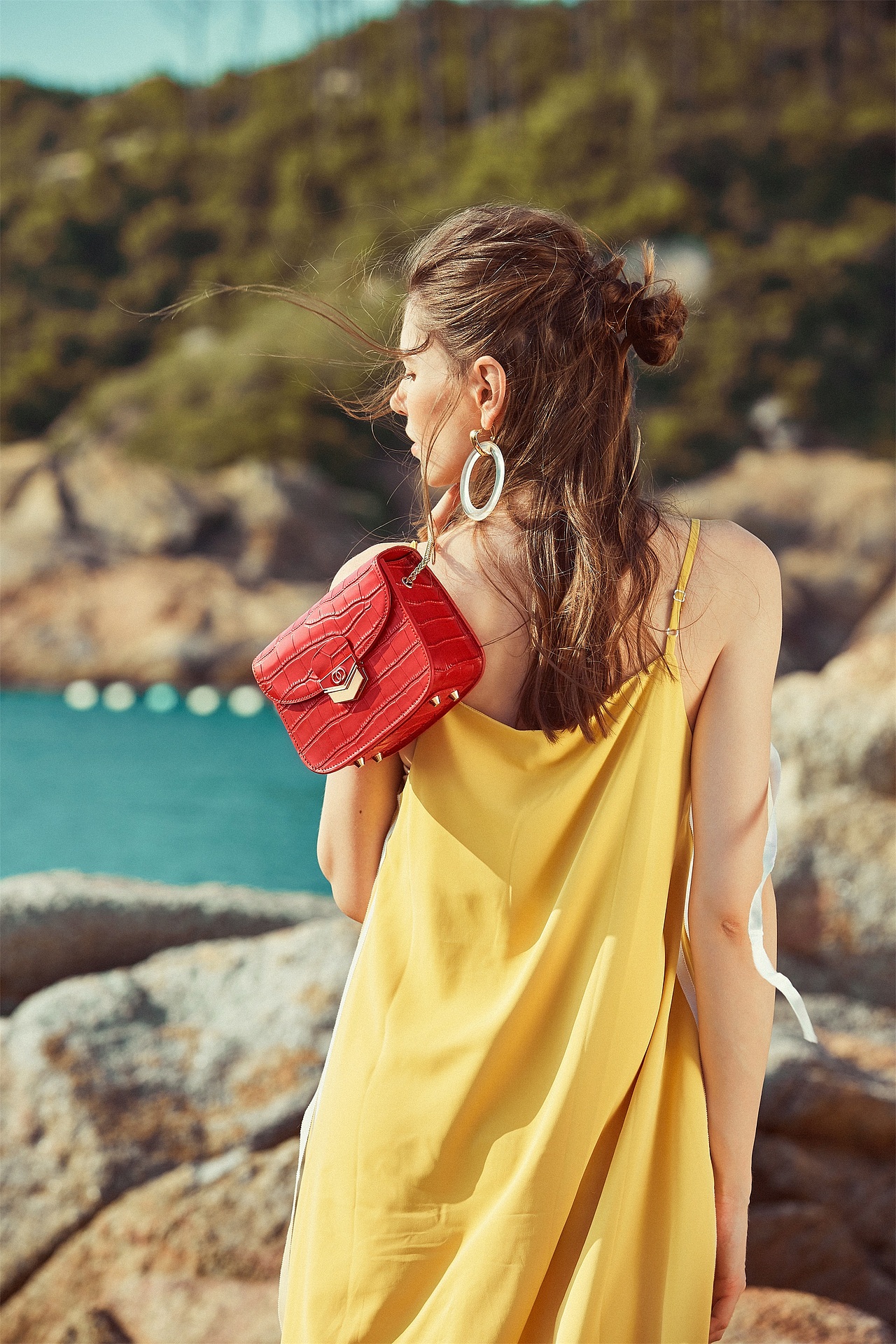 夏季海岛模特拍摄