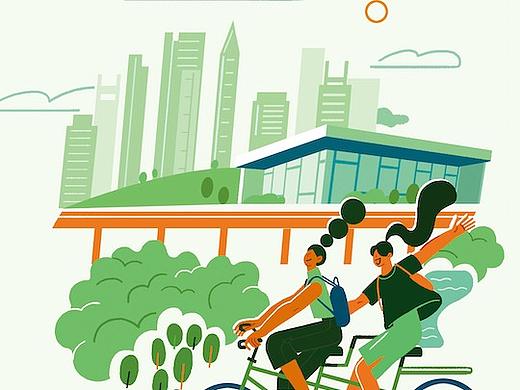 深圳光明旅游局 | 旅行手绘地图