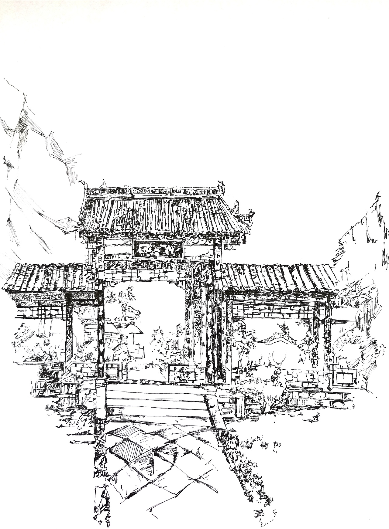 钢笔速写（图ZMjM4NzQzMDY0） - 绘画 - 站酷设计师FDoyle原创素材 - 站酷ZCOOL