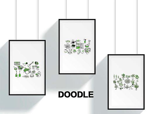 第一周#DOODLE风格插画