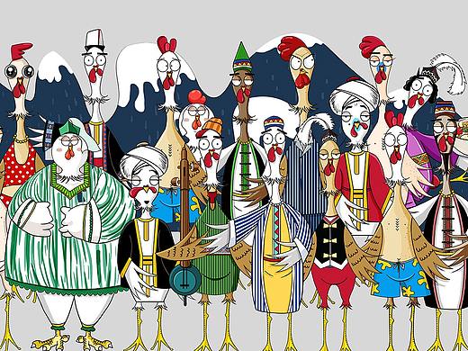 《傲娇的鸡麻麻》新疆椒麻鸡品牌设计