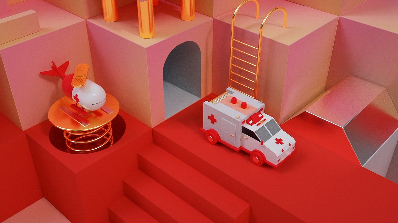 医疗概念小视频练习（图ZMTY3OTkwMTM2） - 动画/影视 - 站酷设计师GINiscoming原创素材 - 站酷ZCOOL