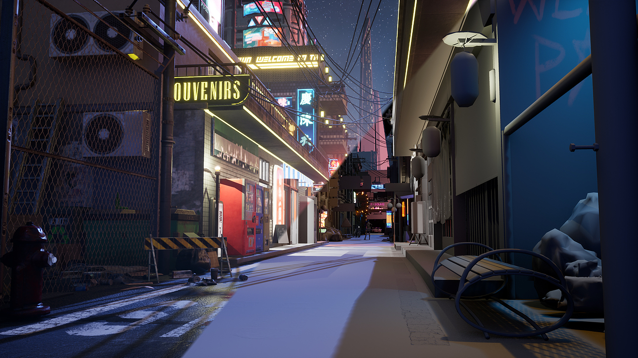 UE4-赛博朋克