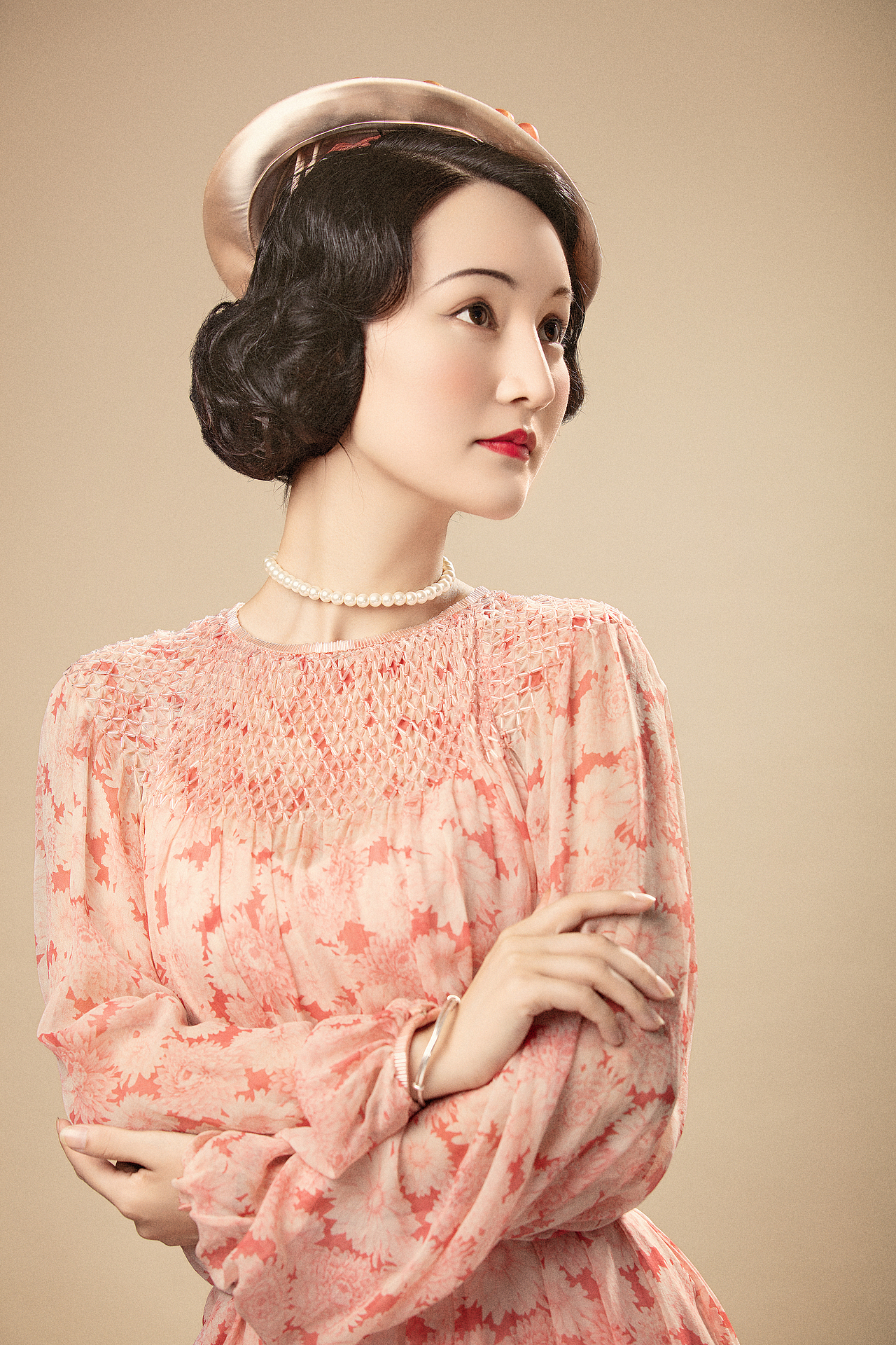 民国贵族名媛-古着小礼服