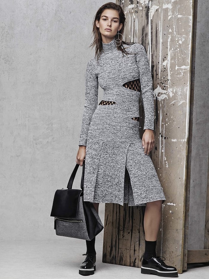 "新态度"-前卫但高档的女装秀-the edit杂志封面人像