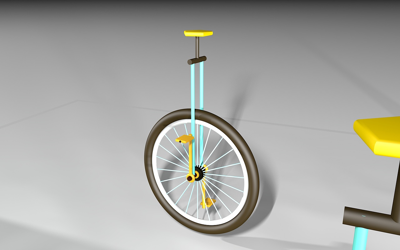 独轮车车-----C4D 练习（图ZMjIzMTU4MjM2） - 机械/交通 - 站酷设计师石榴司令原创素材 - 站酷ZCOOL