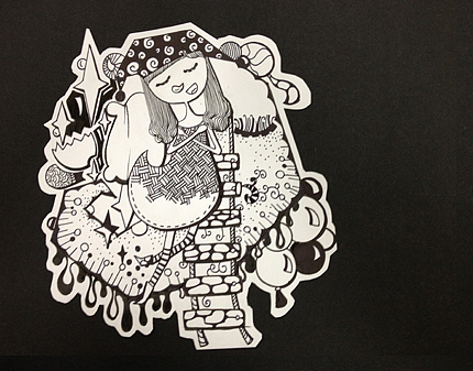 裝飾畫（圖ZMTg3OTY3NDg=） - 新銳潮流插畫 - 站酷設(shè)計(jì)師桃子lty原創(chuàng)素材 - 站酷ZCOOL