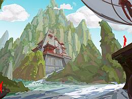 国风建筑设计项目—《三十三重天》