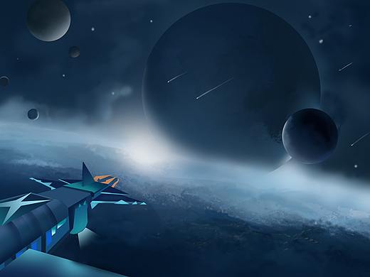 星空（個人主頁-ZNTEyNjkwMjg=） - 藝術(shù)插畫 - 站酷設(shè)計師xiaoliang194原創(chuàng)素材 - 站酷ZCOOL