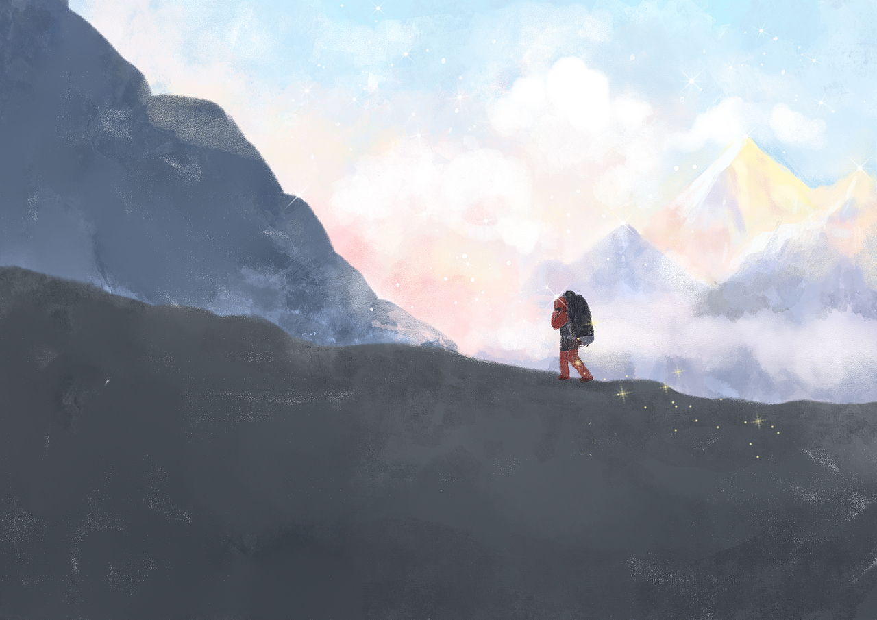 白日梦想家|插画|创作习作|废梁_原创作品-站酷(zcool)