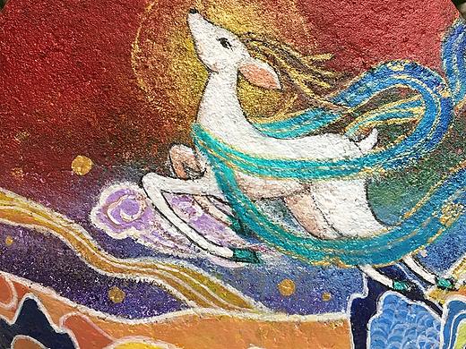 石头画,工作之余闲情逸致画