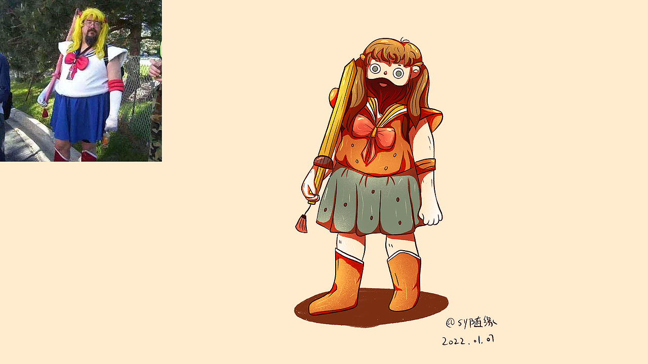 「28天」速写打卡挑战——第二周主题：COSPLAY（图ZMjg0NTMwNDI4） - 创作习作 - 站酷设计师SY随缘原创素材 - 站酷ZCOOL