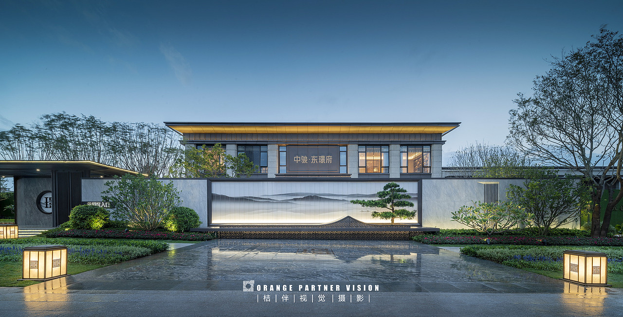 景观摄影：晋江中骏 · 东璟府示范区/桔伴视觉（图ZMjQ4Mjc3MTc2） - 环境/建筑摄影 - 站酷设计师桔伴视觉左斯洋原创素材 - 站酷ZCOOL