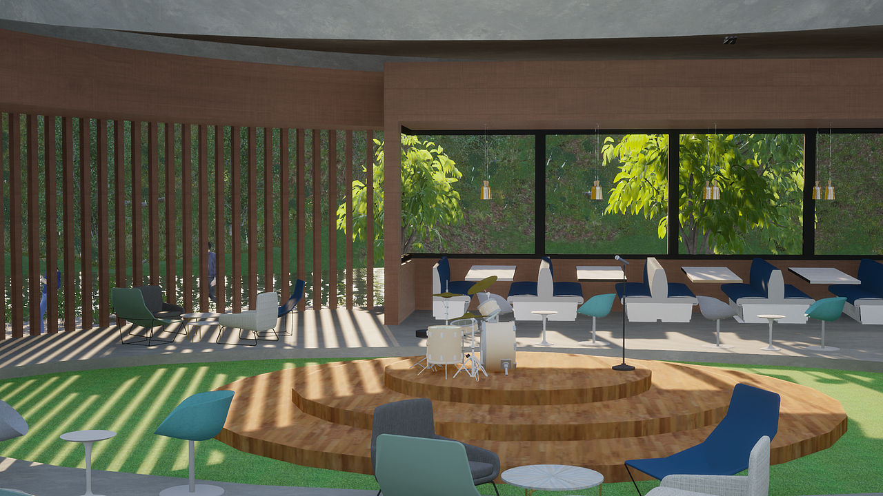 建筑设计 | 岛心咖啡馆