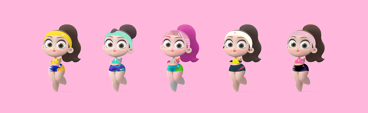 一些女娃娃（图ZMTQ2MDgyNTg0） - 概念设定 - 站酷设计师少年版小智原创素材 - 站酷ZCOOL