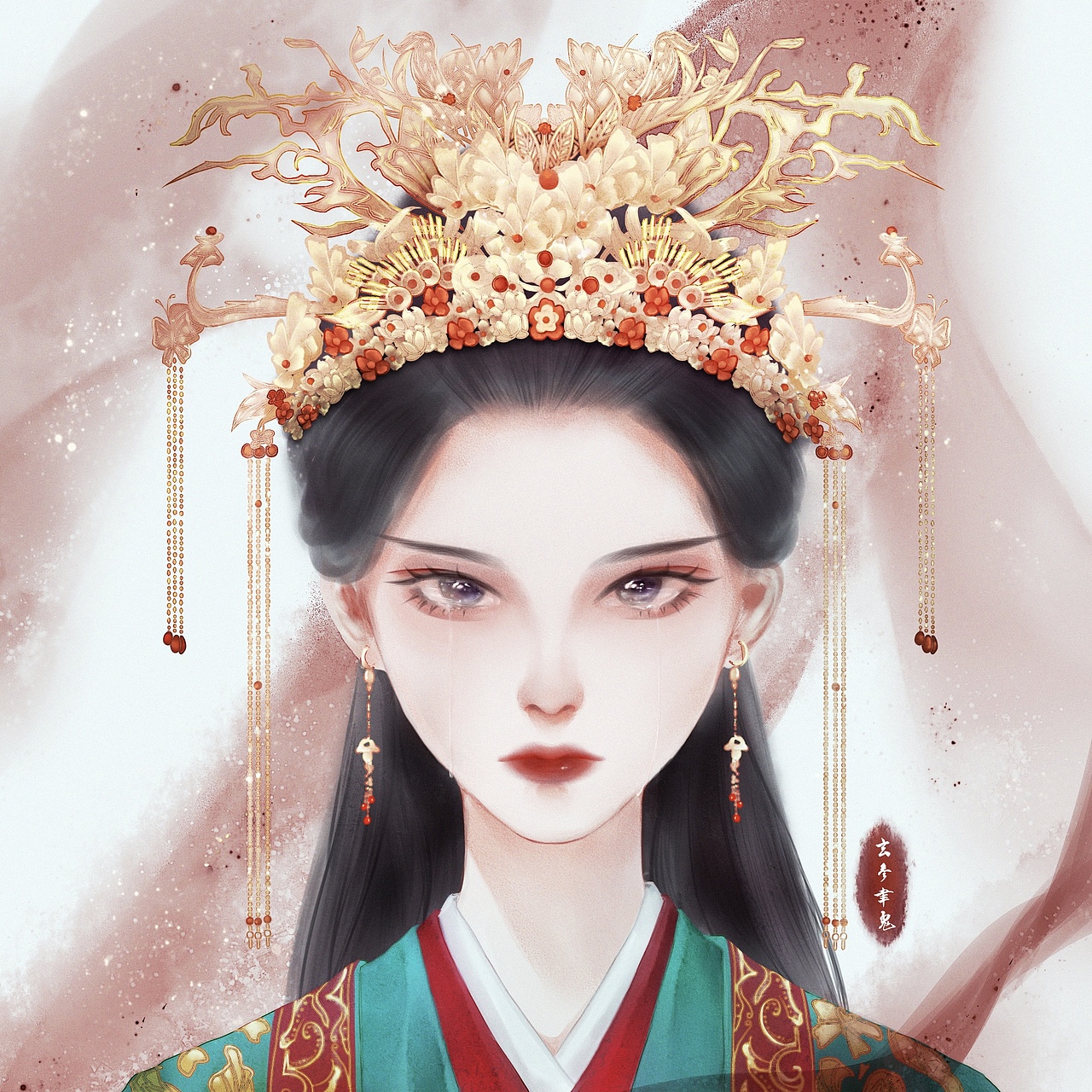 山河令顾湘头像绘制