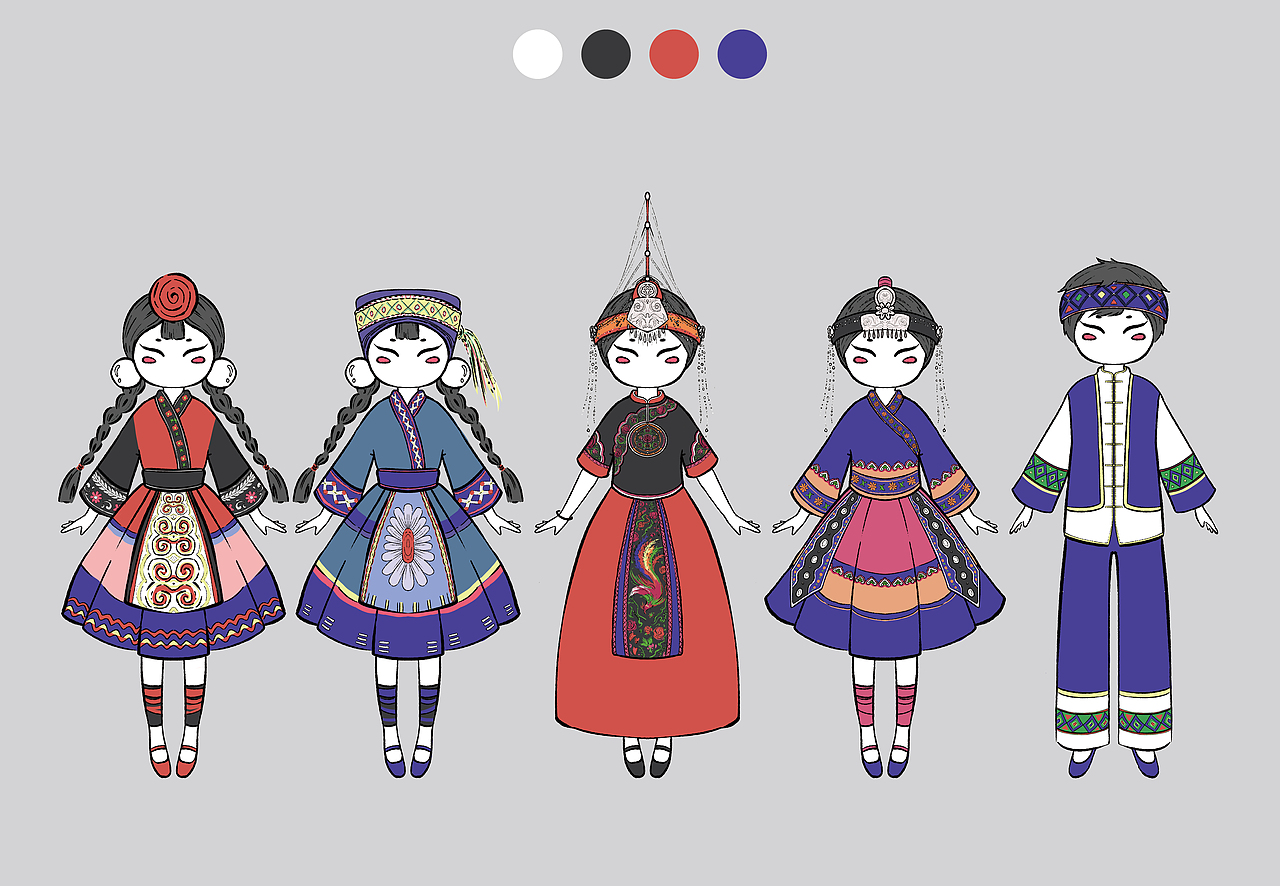 畲乡风情插画创作（图ZMjgyNjc1MTUy） - 创作习作 - 站酷设计师Dudu_y26原创素材 - 站酷ZCOOL