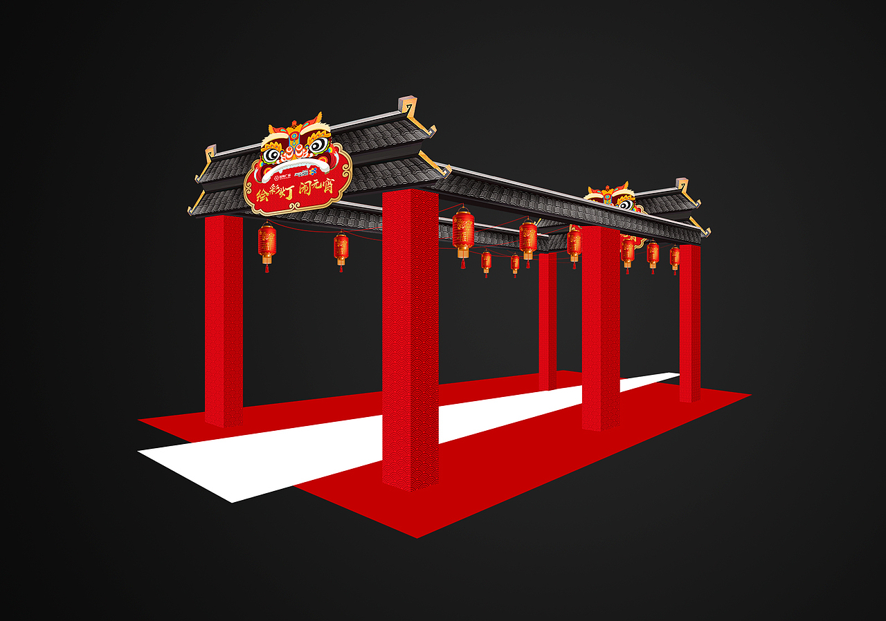[ 百米画卷氛围美陈 ]（图ZMTI2MjI1NDAw） - 其他平面 - 站酷设计师左耳东江鸟人需原创素材 - 站酷ZCOOL