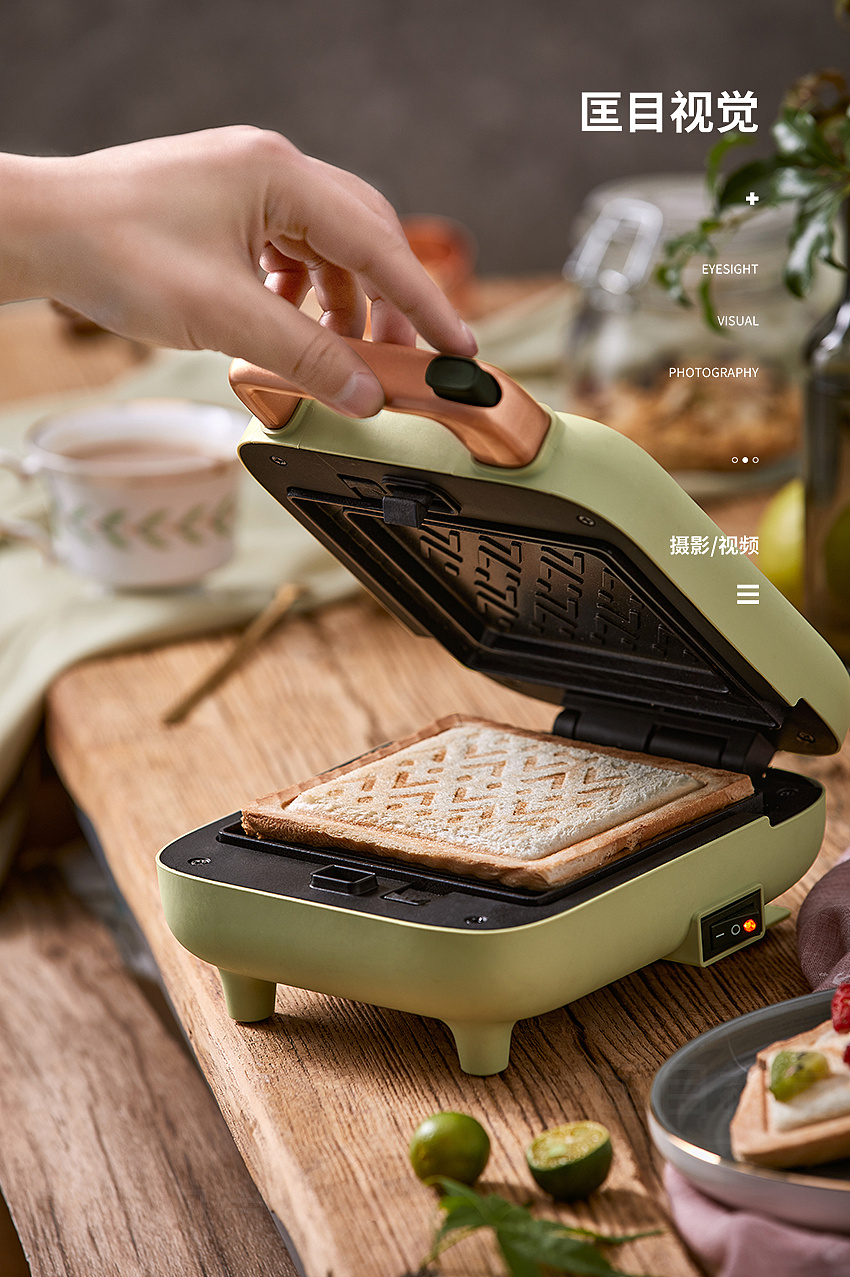 小熊三明治机/烤箱|摄影|产品摄影|匡目视觉 - 原创作品 - 站酷