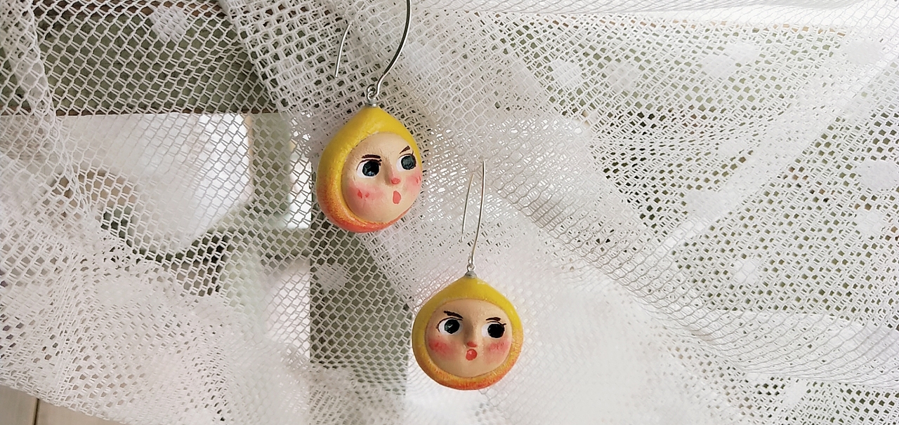 天奇原创粘土手作耳饰（图ZMTgxMDk4NjAw） - 其他手工艺 - 站酷设计师张天奇原创素材 - 站酷ZCOOL