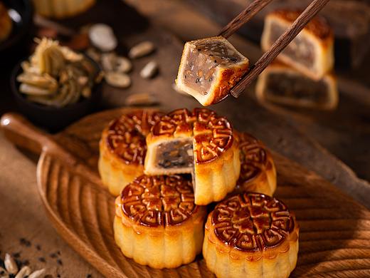 电商摄影：利男居五仁月饼 