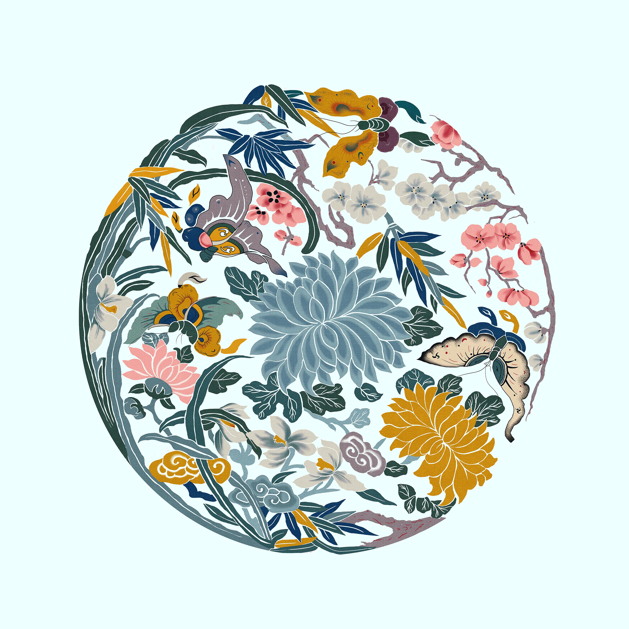 《衣尚中国》图纹之美(图ZMjY1NTk0MDY4) - 商业插画 - 站酷设计师BanBan半半原创素材 - 站酷ZCOOL