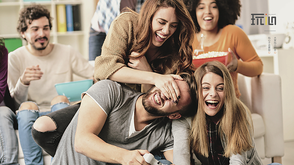 互联网游戏品牌设计--玩心LOGO设计-墨尔本视觉设计