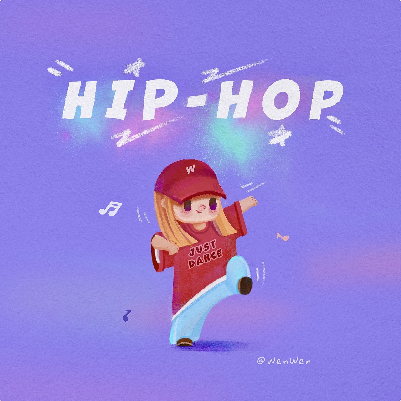 原创插画|一起跳舞吧