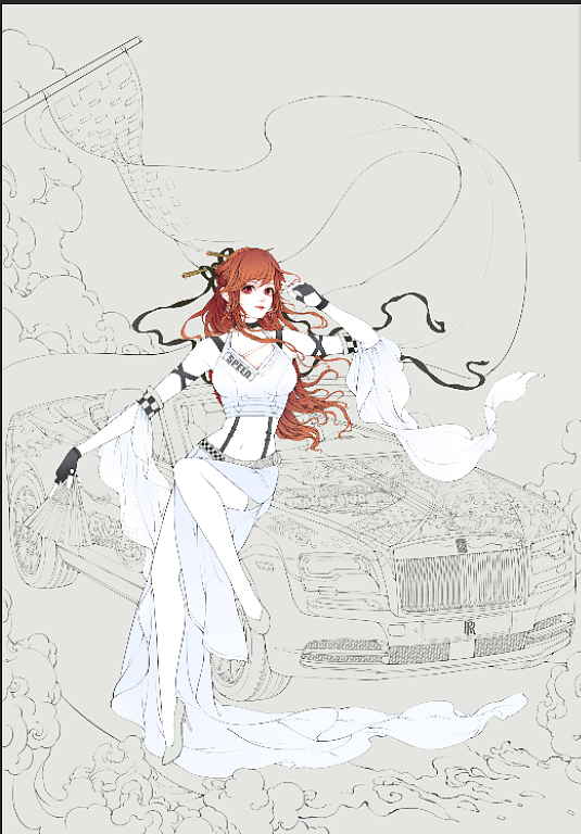 qq飞车劳斯莱斯小橘子