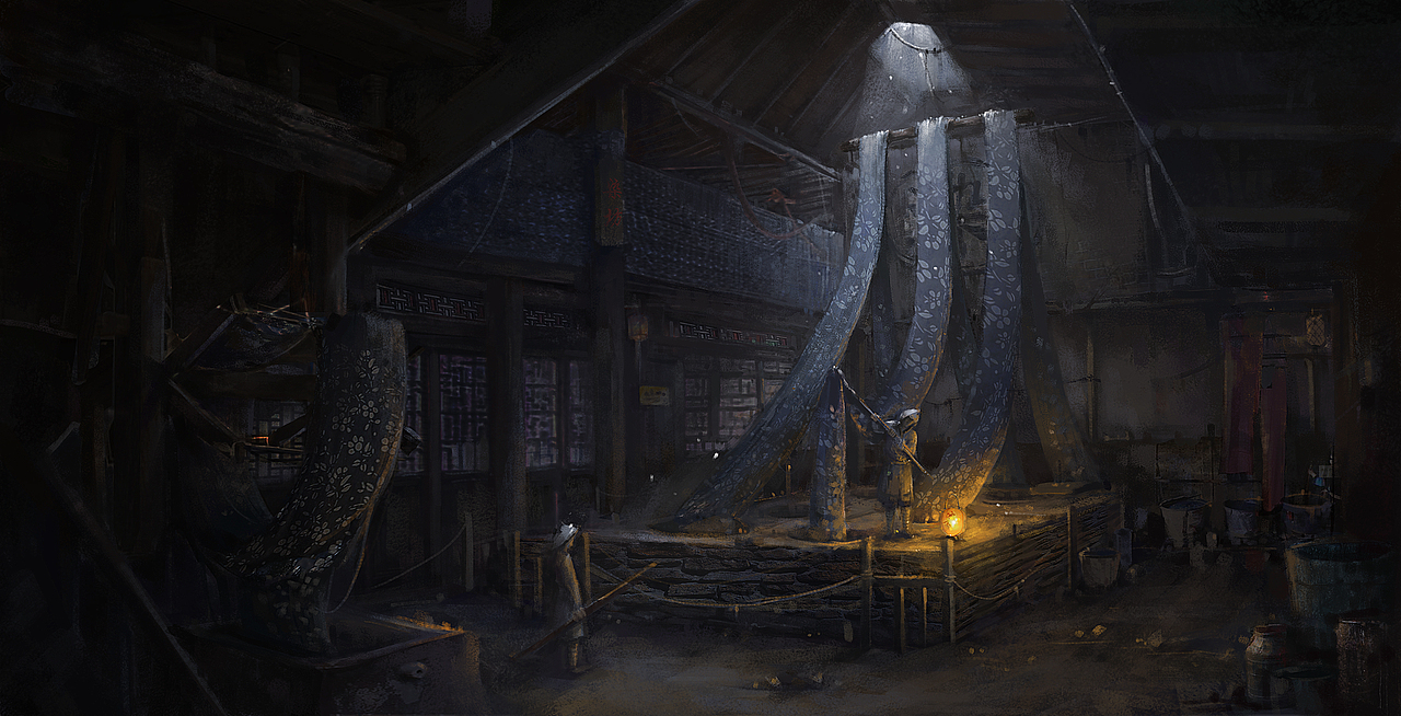 以前画的一些场景设计练习