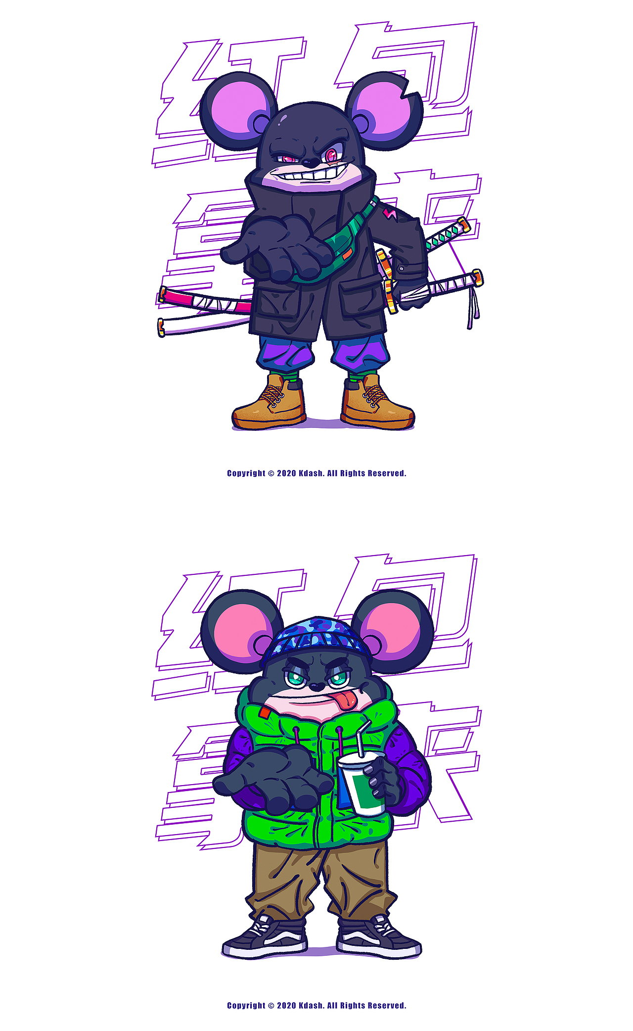 /红包鼠/2020（图ZMTk0MjcxNzU2） - 商业插画 - 站酷设计师KdashM原创素材 - 站酷ZCOOL