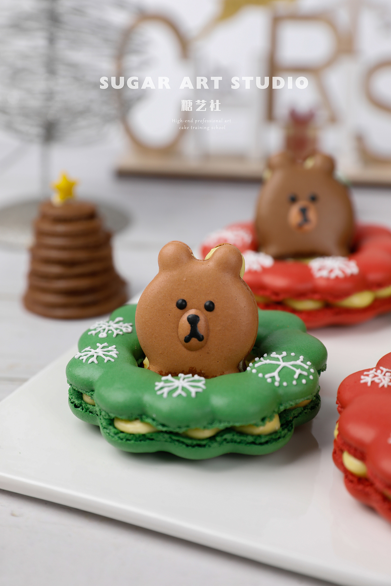 圣诞主题马卡龙