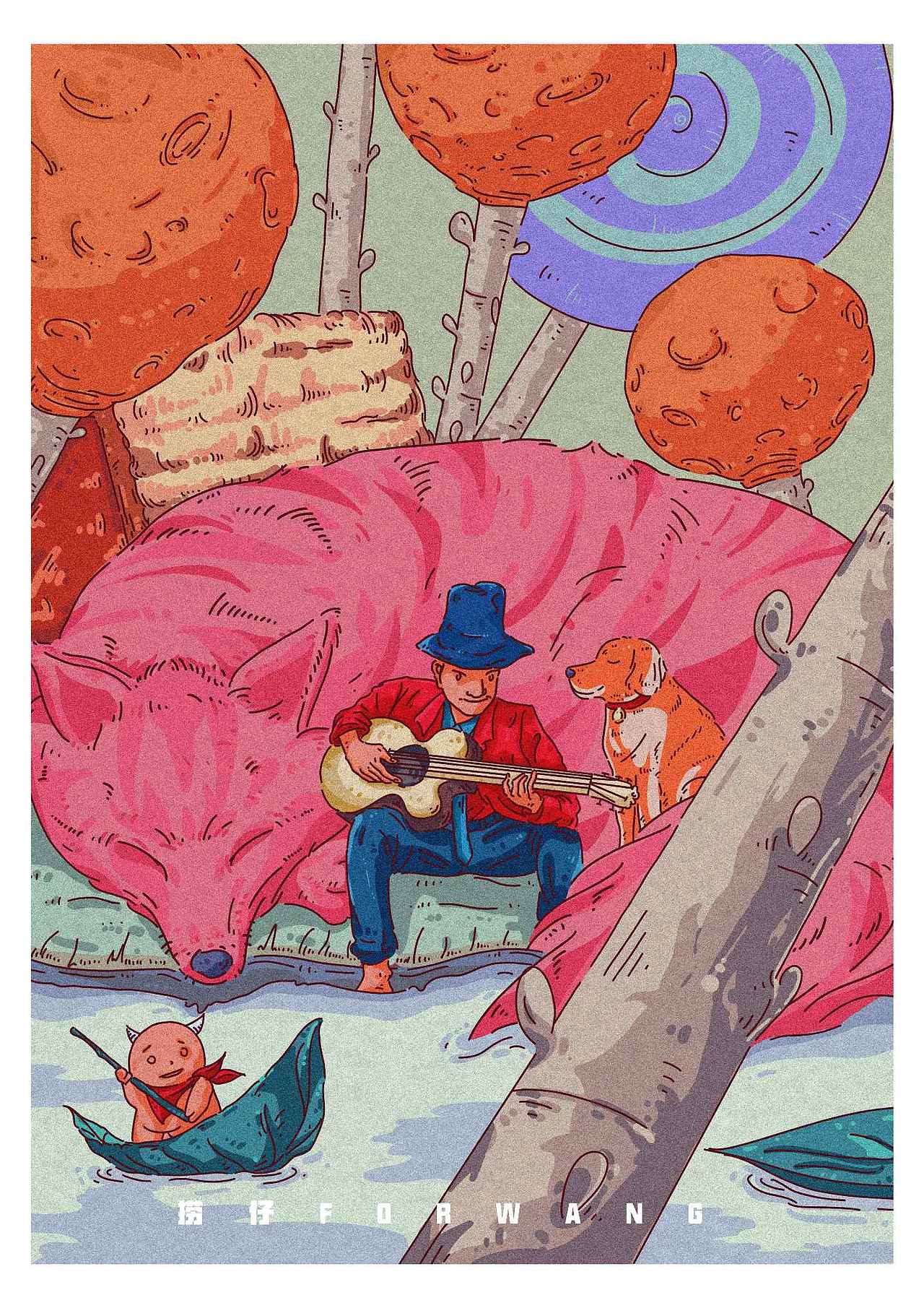 练习|插画|创作习作|捞仔forwang_原创作品-站酷zcool