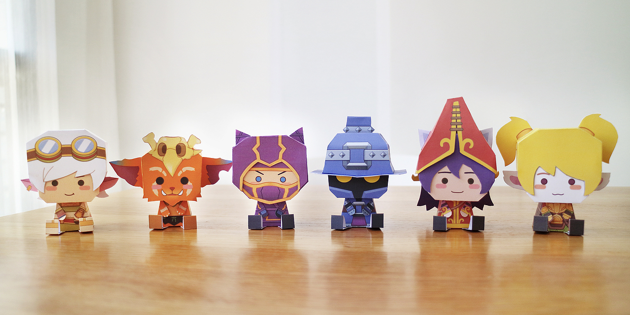 英雄联盟_约德尔人_纸模型设计（图ZMTc1MDU5MzI0） - 其他手工艺 - 站酷设计师纸模设计师JENTC原创素材 - 站酷ZCOOL