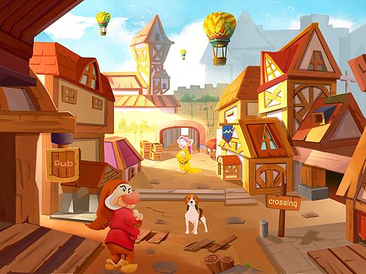 Q版欧洲中世纪主城