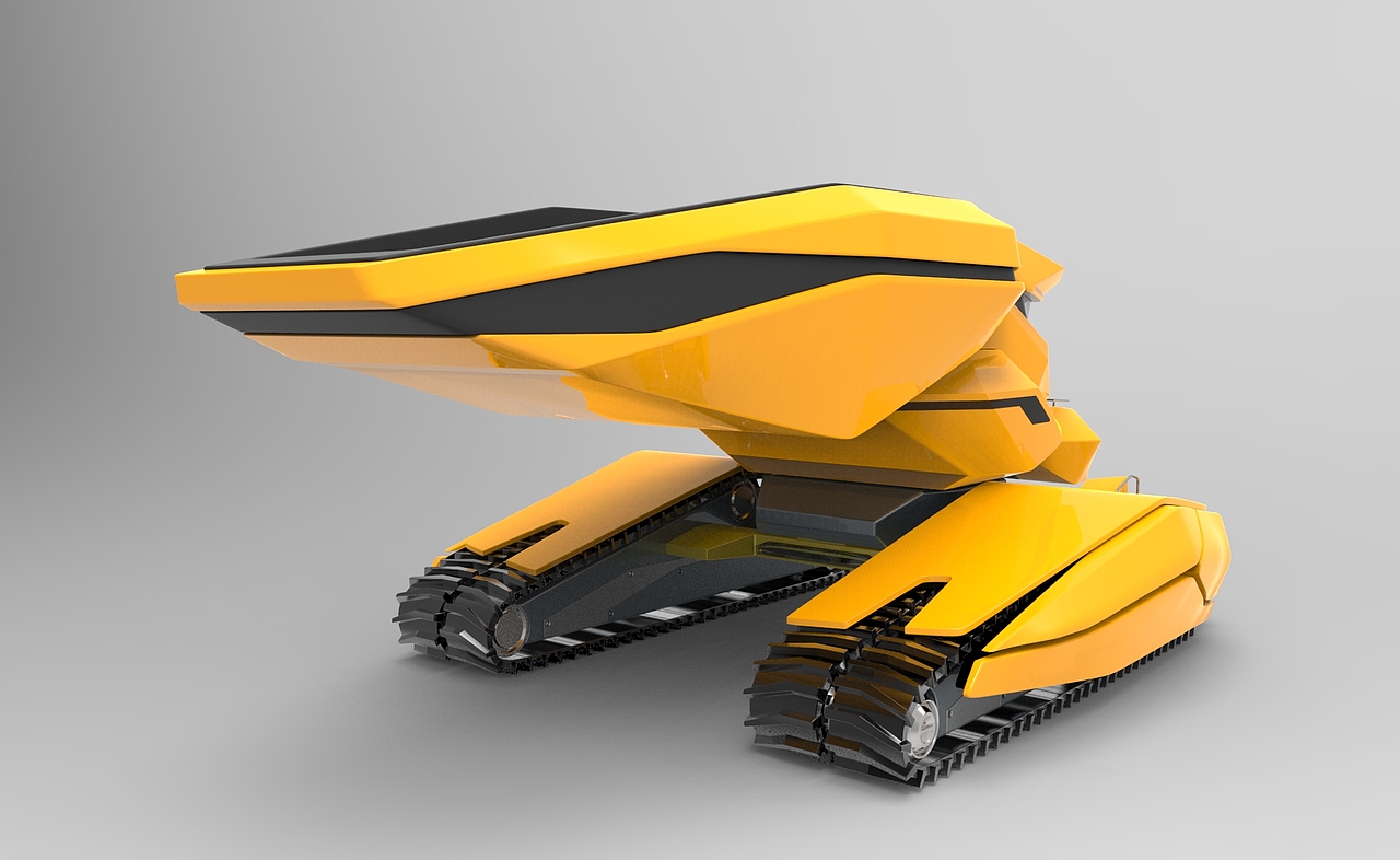 概念矿山卡车设计 ——CAT TRANRACLES [ 坦途 ]（图ZOTc3MzgxNjQ=） - 交通工具 - 站酷设计师BLKAGT黑石原创素材 - 站酷ZCOOL