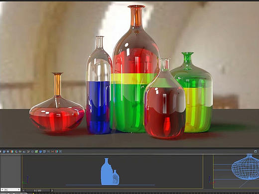 玻璃瓶——纯三维渲染（个人主页-ZMzQ5ODQ3MTI=） - 场景 - 站酷设计师weijie103原创素材 - 站酷ZCOOL