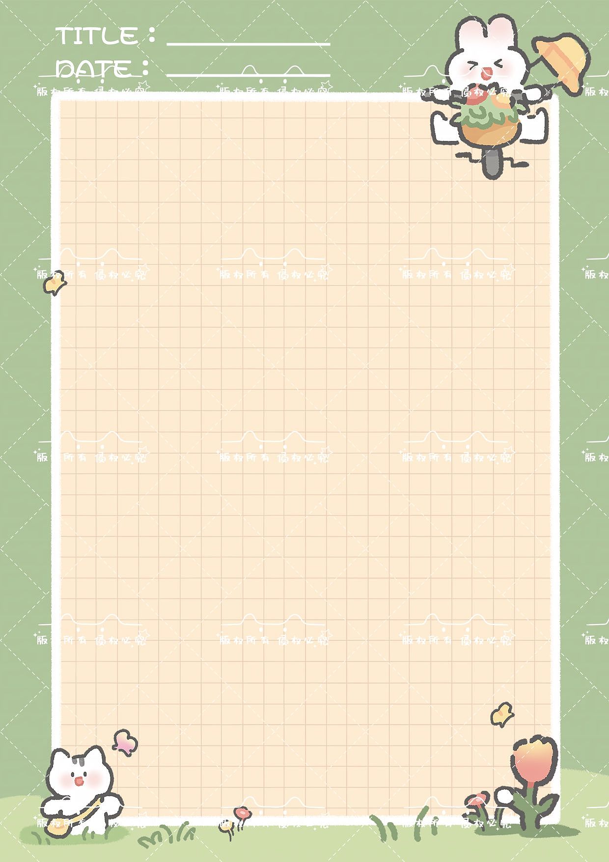 不被定义的原创插画拍纸本设计，可多领域授权