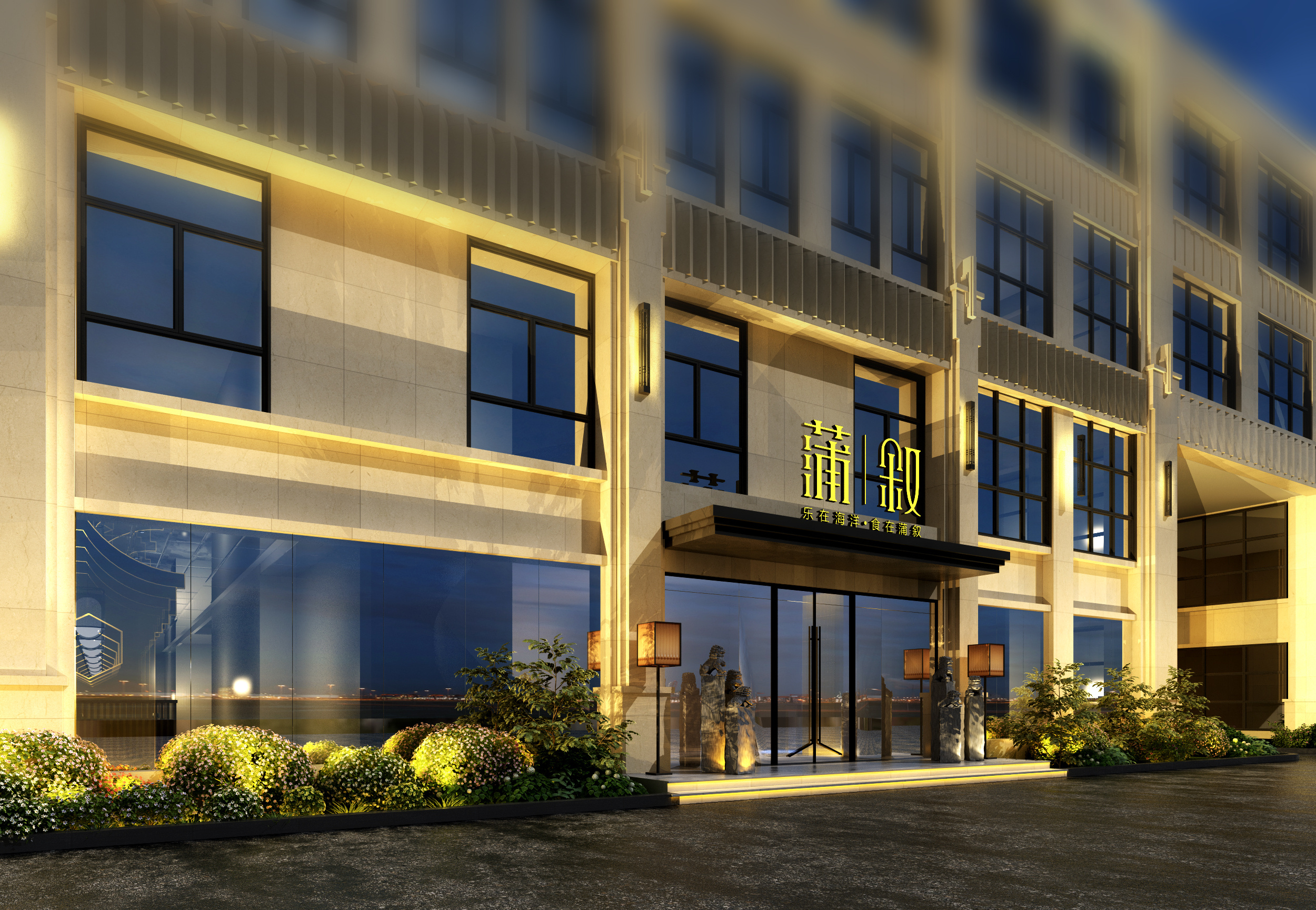 门头,室外|空间|家装设计|古若风_原创作品-站酷zcool