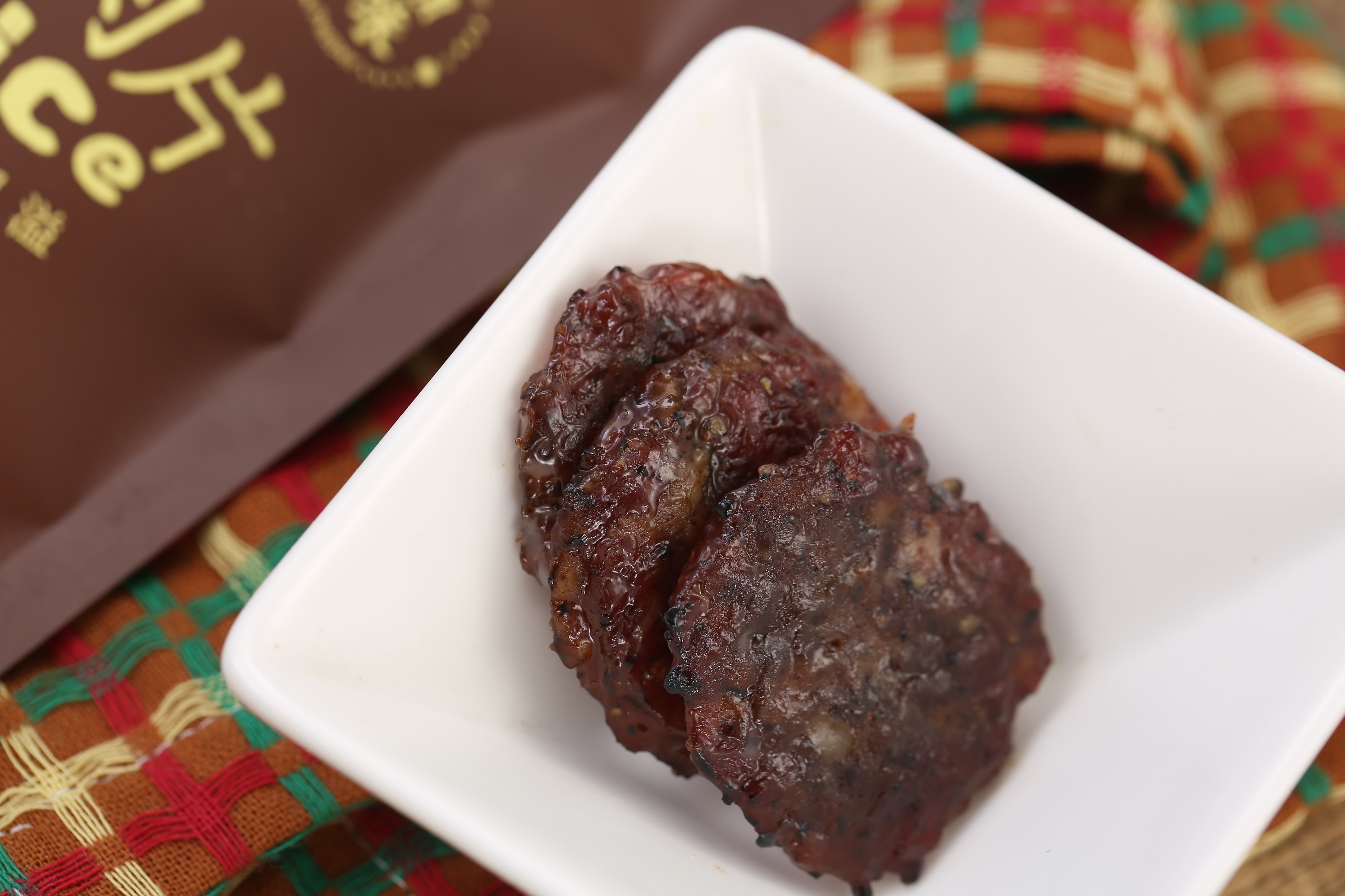 炭烤金钱猪肉片(原味,黑胡椒味)