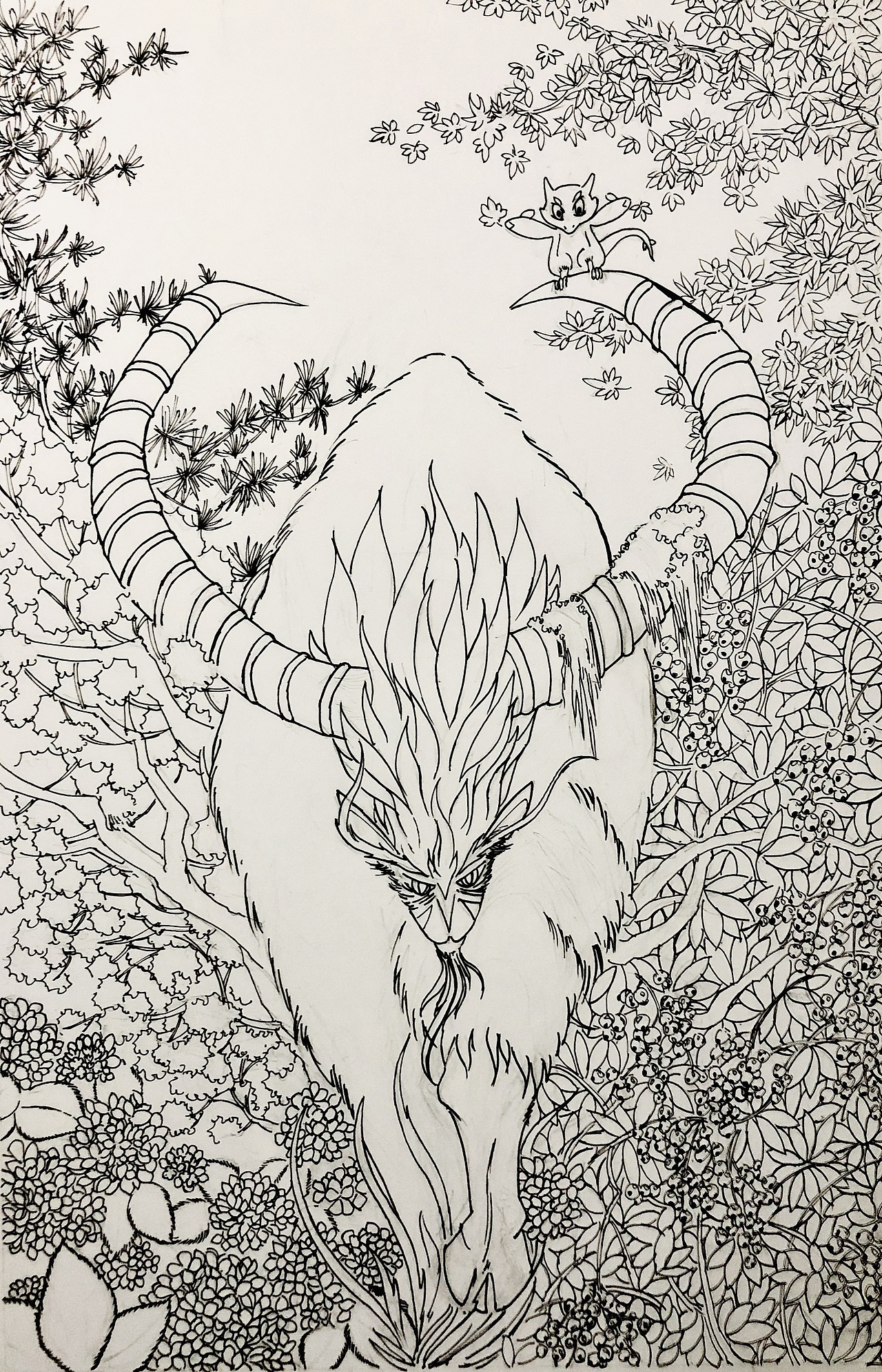 中国神话《牛身人面神》