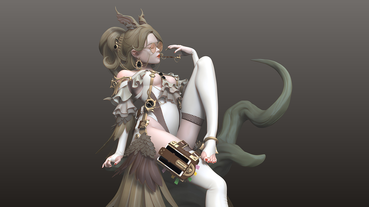 猫头鹰女士（图ZMjgzMzY5ODU2） - 人物/生物 - 站酷设计师HAKULAA原创素材 - 站酷ZCOOL