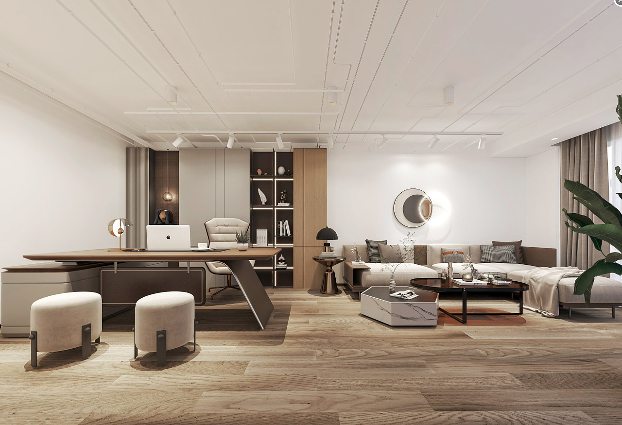 工作室设计（图ZMjU5NzQwNTQ0） - 商业空间设计 - 站酷设计师1992效果图李倩倩原创素材 - 站酷ZCOOL