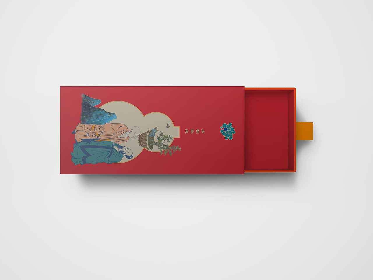 《白莲社图》文化视觉元素在春节文创产品设计中的应用（图ZMjI1MDMxMDI4） - 宣传物料 - 站酷设计师阿克敦原创素材 - 站酷ZCOOL